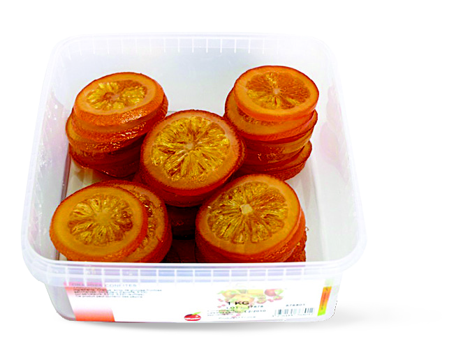 ORANGE TRANCHE EGOUTTE